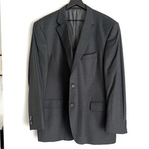Peter Millar Mens Charcoal Wool Suit Jacket Size 48R